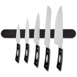 Scanpan Classic 6 Piece Magnetic Knife Rail Set