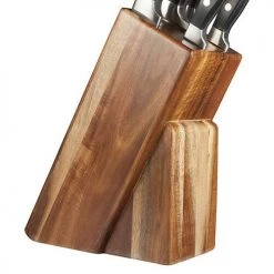 Taylor's Eye Witness Taylors Eye Witness Traditional 5 Piece Acacia Wood Knife Block Set -KITCHEN KNIVES Sales Store TDCKBDB05 TEW Traditinal 5pc Acacia Wood Knife Block Set 2