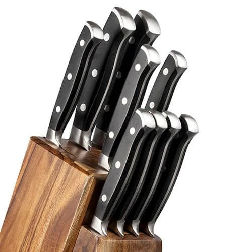 Taylor's Eye Witness Taylors Eye Witness Traditional 9 Piece Acacia Wood Knife Block Set 4 Taylor's Eye Witness Taylors Eye Witness Traditional 9 Piece Acacia Wood Knife Block Set - Image 2