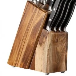 Taylor's Eye Witness Taylors Eye Witness Traditional 9 Piece Acacia Wood Knife Block Set 8 Taylor's Eye Witness Taylors Eye Witness Traditional 9 Piece Acacia Wood Knife Block Set -KITCHEN KNIVES Sales Store TDCKBDB07 TEW 9pc Acacia Wood Knife Block Set 2