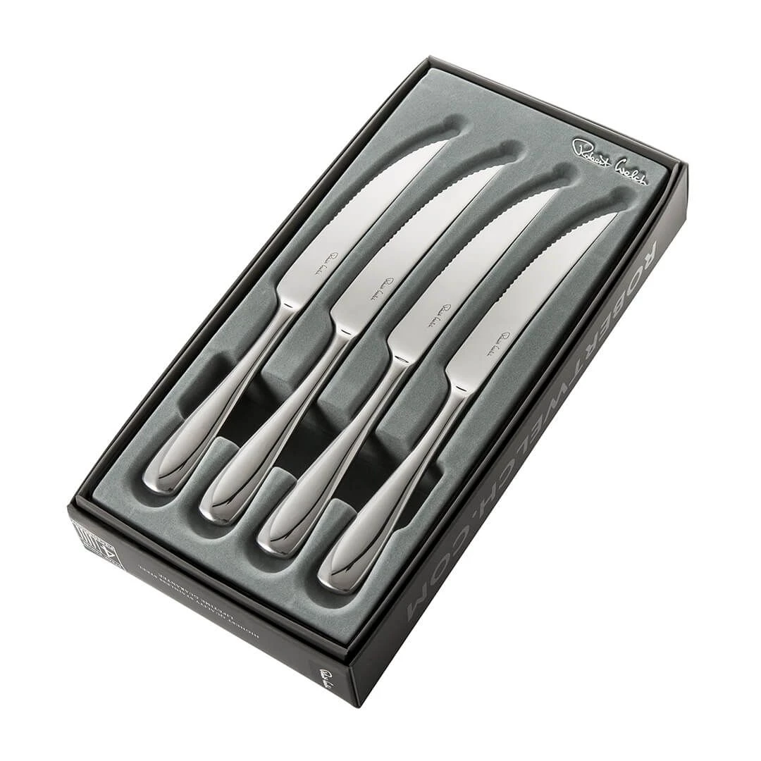 Robert Welch Warwick Bright 4 Piece Steak Knife Set 4 Robert Welch Warwick Bright 4 Piece Steak Knife Set - Image 2