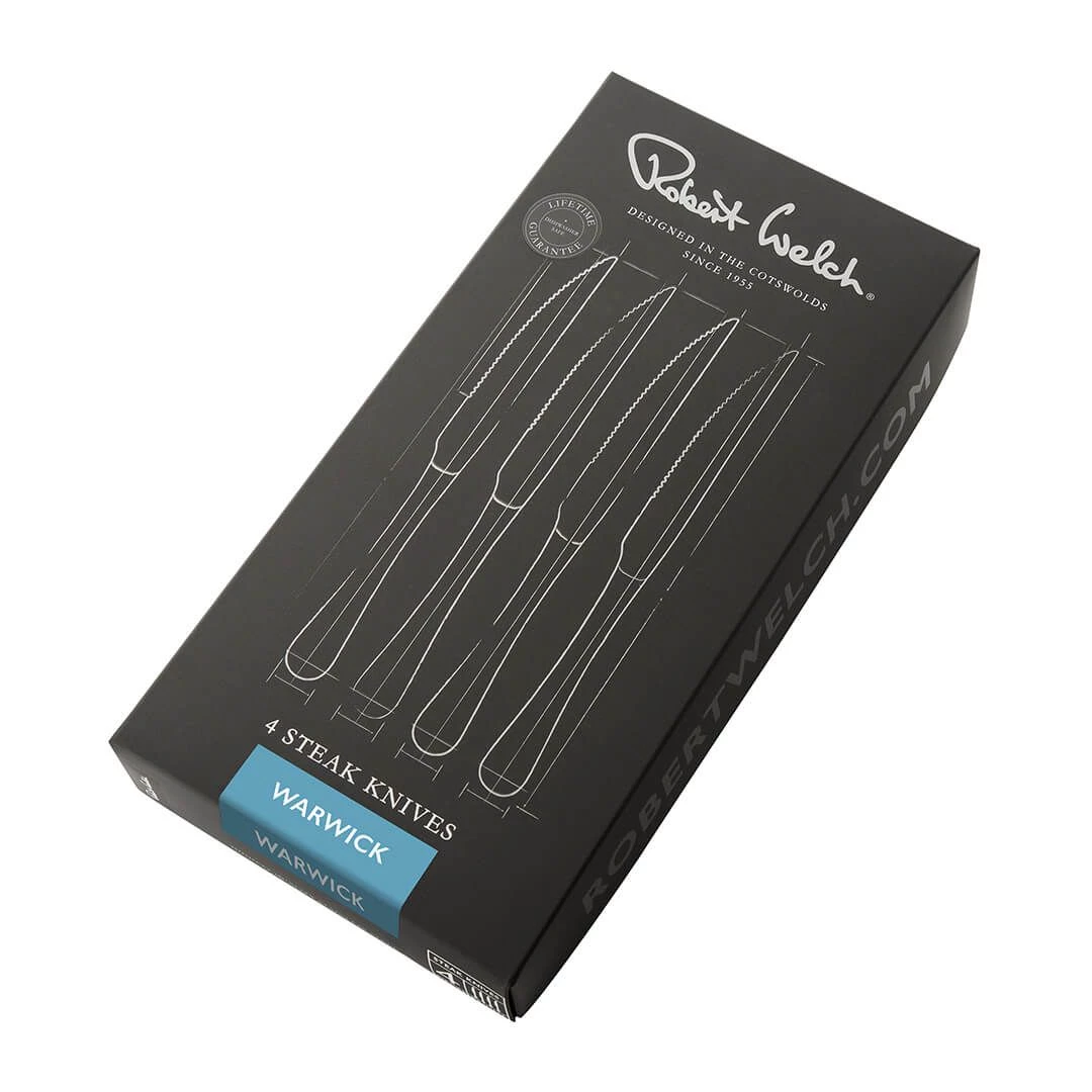Robert Welch Warwick Bright 4 Piece Steak Knife Set 5 Robert Welch Warwick Bright 4 Piece Steak Knife Set - Image 3