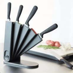 Venn 5 Piece Multi Use Knife Block Set, Free Standing, Wall Mounted Or Drawer Store 11 Venn 5 Piece Multi Use Knife Block Set, Free Standing, Wall Mounted Or Drawer Store -KITCHEN KNIVES Sales Store vnknfset knife block set 1